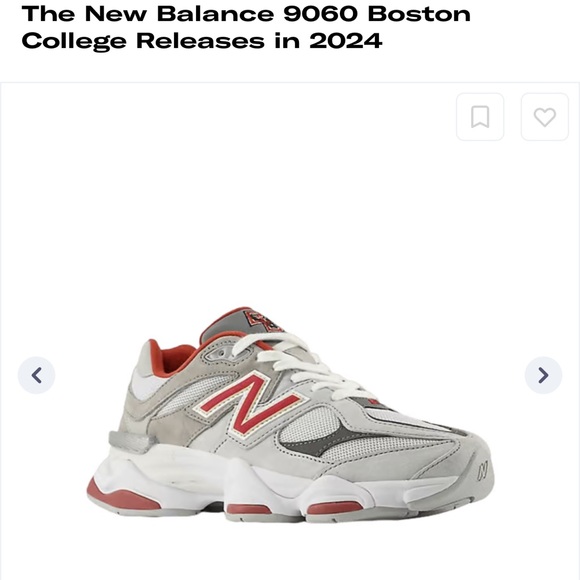 New Balance 9060 Boston College “Eagles” 8 (women’s) - Picture 15 of 16